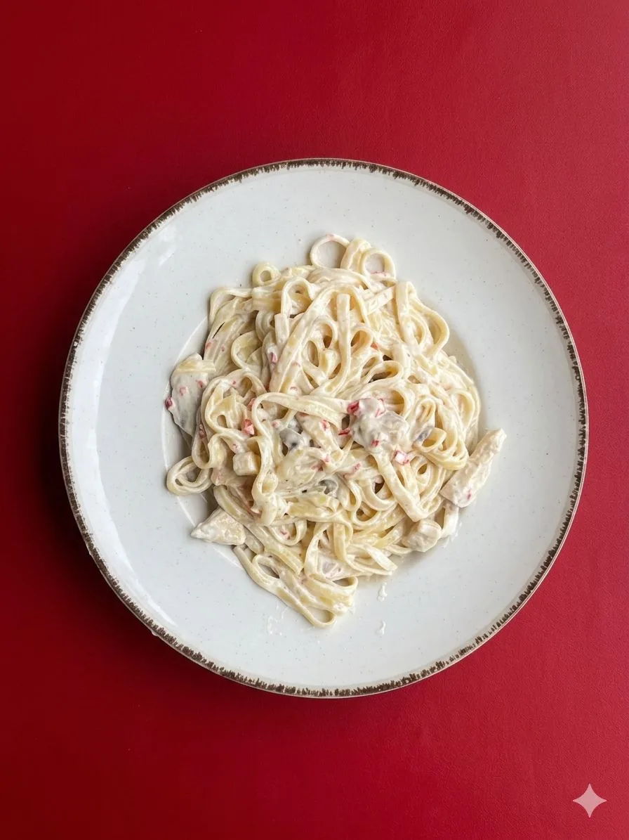Körili Alfredo Fettucine
