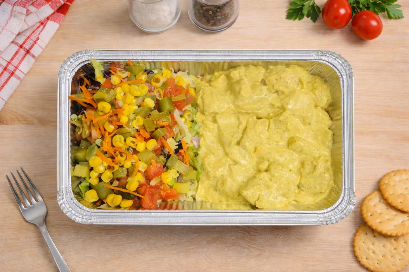 Körili Tavuk + Salata